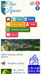 Mobile Screenshot of lipovec.sk