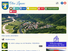 Tablet Screenshot of lipovec.sk